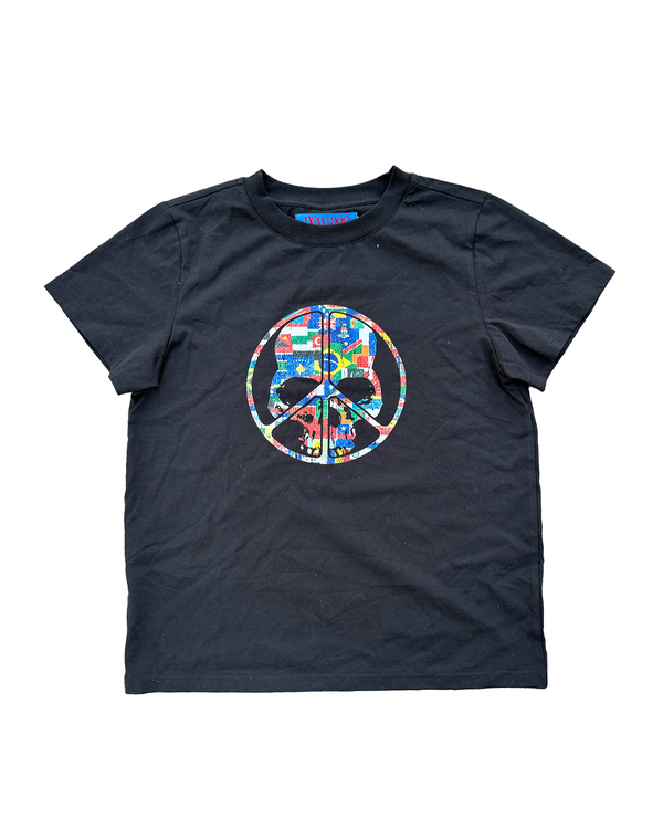 "flag logo" tshirt (black)