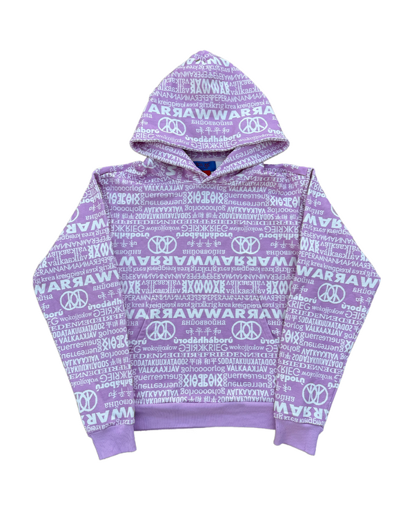 "protest" hoodie (pink)