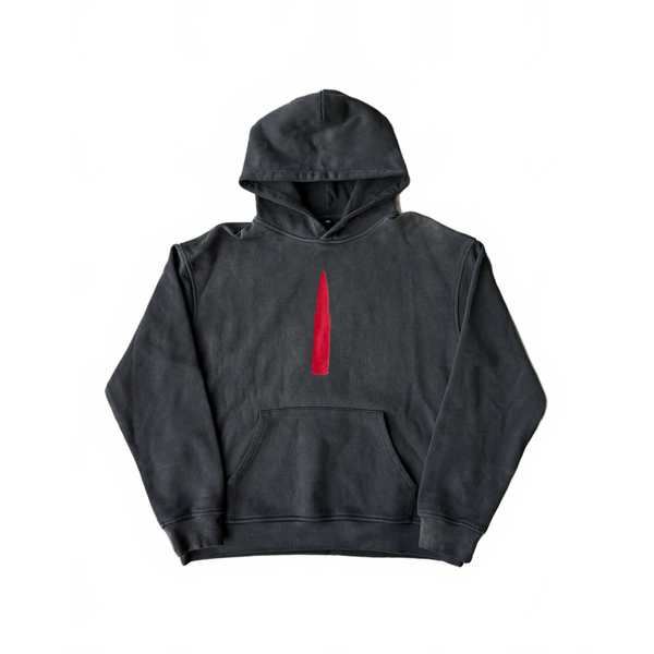 "bullet" hoodie (black)