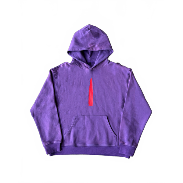 "bullet" hoodie (purple)